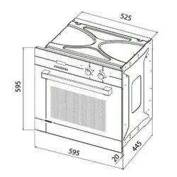 فر استیل البرز مدل FGE5 توکار گازی برقی دارای ضمانت دو ساله و ارسال سریع - خانه استور