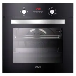 فر توکار کن مدل 360B گازی برقی با بدنه ای از جنس شیشه و رنگ مشکی - خانه استور