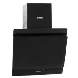 هود آشپزخانه استیل البرز مدل SA-415 مورب با رنگ مشکی و از جنس شیشه - خانه استور