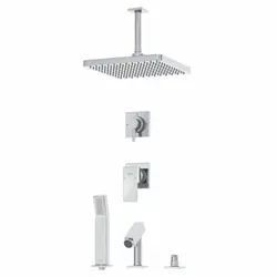 ملزومات شیر حمام توکار کلار مدل فلت لاکچری تیپ 5 ؛ لیست قیمت و فروش