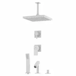 ملزومات شیر حمام توکار کلار مدل فلت لاکچری تیپ 5 ؛ لیست قیمت و فروش