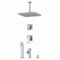 ملزومات شیر حمام توکار کلار مدل فلت لاکچری تیپ 5 ؛ لیست قیمت و فروش