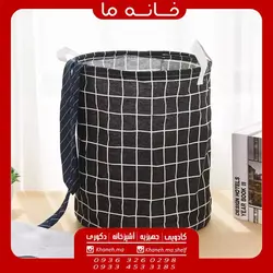 سبد رخت چرک مدل پارچه ای تاشو