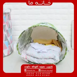 سبد رخت چرک مدل پارچه ای تاشو