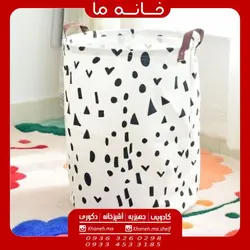 سبد رخت چرک مدل پارچه ای تاشو