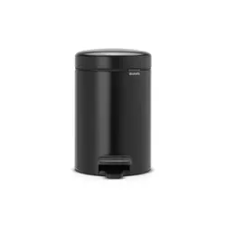 سطل پدالی 3 لیتر برابانتیا (Brabantia) مدل Matt Black