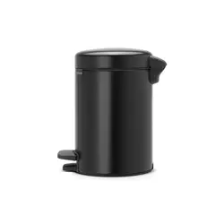 سطل پدالی 3 لیتر برابانتیا (Brabantia) مدل Matt Black