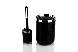 ست سطل و برس سرویس بهداشتی اکو (EKO) مدل ROYAL SWING-BL