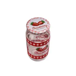 بانکه 1 لیتر هروین طرح توت فرنگی مدل 10153 - فروشگاه اینترنتی خانه نو