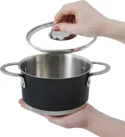قابلمه استیل بکا (Beka) مدل BLACK RANGE سایز 16 - فروشگاه اینترنتی خانه نو