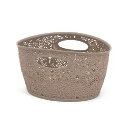 سبد طرح دار کرور (CURVER) متوسط مدل 02205 - فروشگاه اینترنتی خانه نو