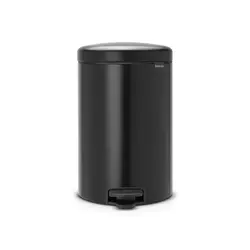 سطل پدالی 20 لیتر برابانتیا (Brabantia) مدل Matt Black - فروشگاه اینترنتی خانه نو