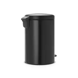 سطل پدالی 20 لیتر برابانتیا (Brabantia) مدل Matt Black - فروشگاه اینترنتی خانه نو