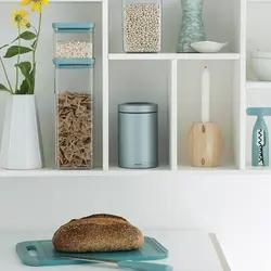 بانکه شیشه ای مربع 2.5لیتری برابانتیا (Brabantia)