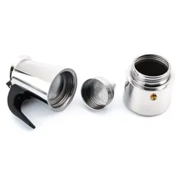 قهوه جوش آینوکس(INOX) مدل موکااستیل 6کاپ