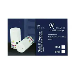 نمکدان رومنس (Romance) طرح انگلیسی بسته 2 عددی - فروشگاه اینترنتی خانه نو