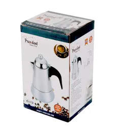 قهوه جوش آینوکس(INOX) مدل موکالوکس 2کاپ