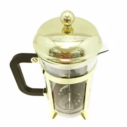 فرنچ پرس پیرکس JMLCoffee با کاور استیل 600 میلی لیتر