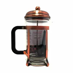فرنچ پرس پیرکس JMLCoffee با کاور استیل 600 میلی لیتر