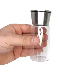 جای ادویه بلور والرین (VALERIAN) با درب استیل کد 13512 - فروشگاه اینترنتی خانه نو