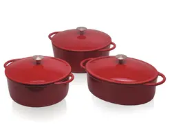 قابلمه بیضی تمام چدن بکا (Beka) مدل AROME سایز 30