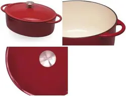 قابلمه بیضی تمام چدن بکا (Beka) مدل AROME سایز 30