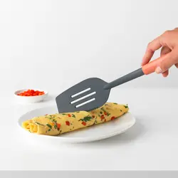 قیمت و خرید کفگیر تخت تفلون برابانتیا مدل Tasty+ Spatula Pink