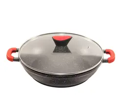 مشخصات،قیمت و خرید تابه تابان 28 درب پیرکس دایکست تیتانیوم | خان‏ کالا