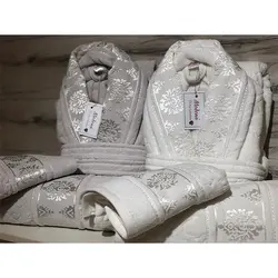 سرویس حوله Modena دو قلو 10 تکه خاکی استخوانی