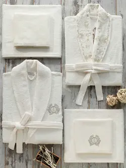 سرویس حوله بامبو دانتلا مدل Afrodit دوقلو 10 تکه