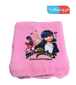 حوله پالتویی بچه گانه ارکیده طرح کفش دوزک