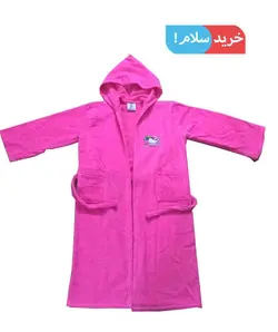 حوله پالتویی بچه گانه ارکیده طرح کفش دوزک