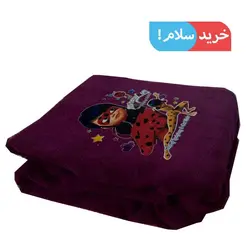 حوله پالتویی بچه گانه ارکیده طرح کفش دوزک