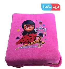 حوله پالتویی بچه گانه ارکیده طرح کفش دوزک