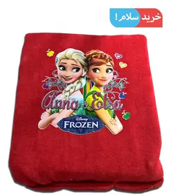 حوله پالتویی بچه گانه ارکیده طرح فروزن