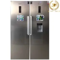 یخچال فریزر دیپوینت مدل D5i دوقلو کمپرسور اینورتر رنگ سیلور