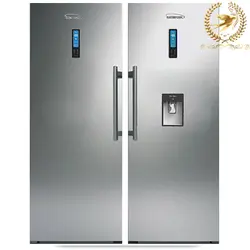 یخچال فریزر دوقلو الکترواستیل پرایم مدل es-24 طرح 90 تیتانیوم