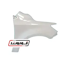 گلگیر جلو راست سفید رنگ فابریک شاهین