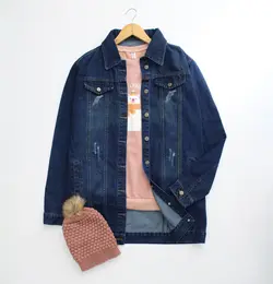 مانتو جین ضخیم