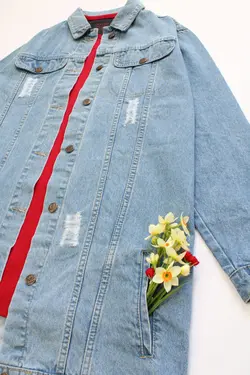 مانتو(کت)ضخیم جین