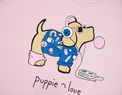 تیشرت دخترانه Puppie Love