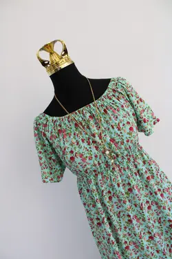 لباس ساحلی گلدار و نخی خنک تابستانه