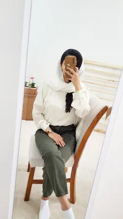 شلوار مام کتان