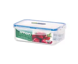 ظرف فریزری مستطیل 1لیتر (82600)  (لیمون)