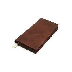 کیف جلد دسته چک و مدارک دور زیپ