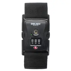 کمربند رمزی چمدان دلسی مشکی