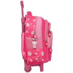 کیف مدرسه چرخ دار هلو کیتی