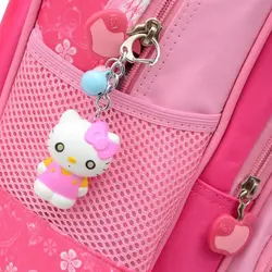کیف مدرسه چرخ دار هلو کیتی