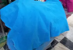 حوله متری جنس پنبه یک طرف مخمل - خوش جامه