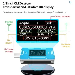 تستر شارژر آیفون JC PD Charger